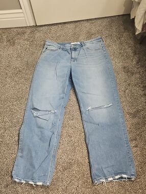 KanCan Light Blue Ripped Boyfriend Jeans